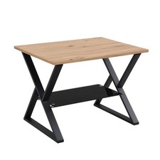 Couchtisch - Artisan Eiche - schwarz - 60 cm Sofatisch Wohnzimmertisch