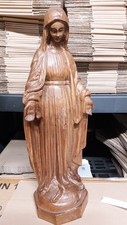 Geschnitzte Figur  Holz Madonna 40 cm höhe 