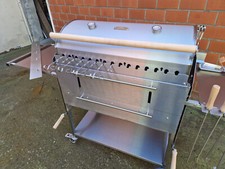 Holzkohle grillwagen edelstahl - holzkohle,