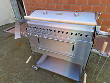 Holzkohle Grillwagen Edelstahl Unikat