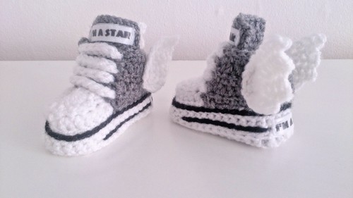 Baby gehäkelte sneaker - baby,