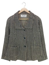 ZEP ZEP Kurzmantel Damen Mantel Gr. DE 42 creme-schwarz Casual-Look