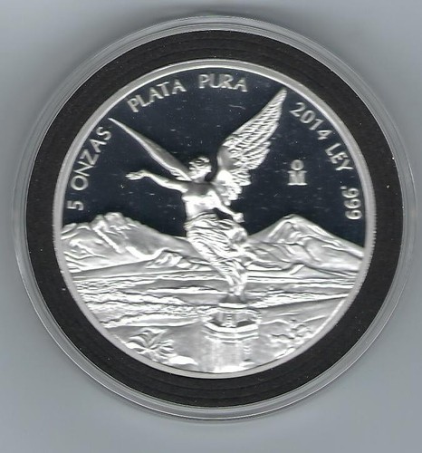 Mexiko 2014 libertad 5 oz - mexiko,
