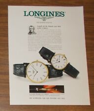 Seltene Werbung LONGINES LA GRANDE CLASSIQUE Uhr - Prestige-Kollektion 1994
