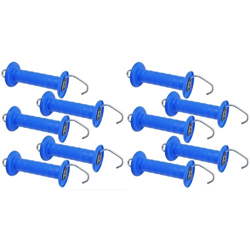 10x torgriff blau weidezaun - blau,