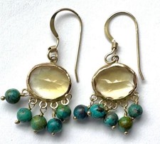 Vintage 14K Gold Citrin