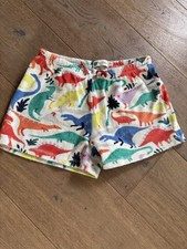 Frottee Shorts mit buntem Dinoprint von Mini-Boden in der Größe 146