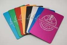 10x Premium Alu Visitenkarten