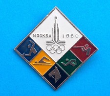Anstecknadel-Pin 1980 Moskau
