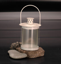 Broste Copenhagen Laterne Artur 10 x 19 cm in weiß 