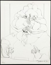 "Balthasar Neumann". Grafik-Multiple Simon DITTRICH (1940-2024 D) handsigniert