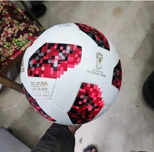 ADIDAS RED TELSTAR 18 RUSSIA OFFICIAL MATCH BALL WORLD CUP SOCCER BALL SIZE 5