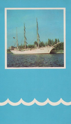 Ansichtskarte segelschiff - ansichtskarte,