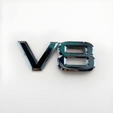 V8 Emblem Chrom 3D –