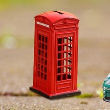 Spardose Telefonzelle Sparschwein, Vintage, Sammlerstück Telefonzelle Spartopf