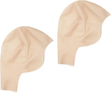 2 Stück Latex Glatzenkappe