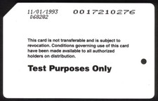 MTA TEST MetroCard New York