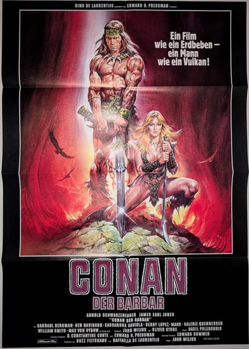 Conan der barbar kinoplakat - -,