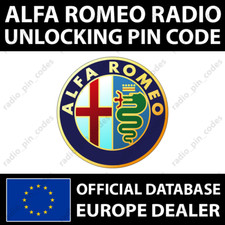 ALFA ROMEO RADIO PIN CODE 932