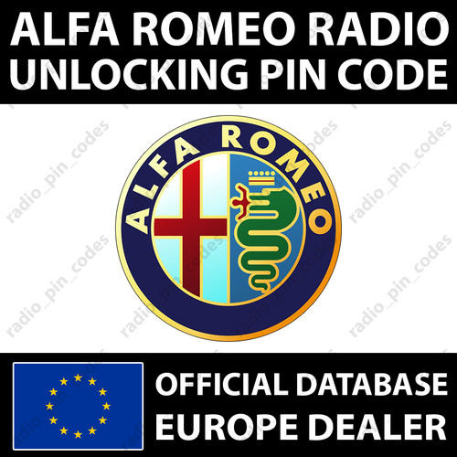 Alfa romeo radio pin code - alfa,