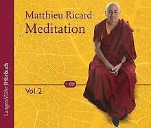Meditation Volume 2 von Ricard, Matthieu | Buch | Zustand sehr gut