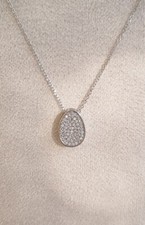 Juwelkerze Kette Ei Silber