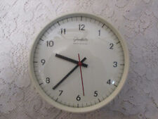 Glashütte elektrochron Typ 410 Wanduhr DDR Zeit , intakt   komplett mit Rückteil