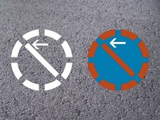 Schablone Bodenschablone