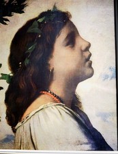Wunderschönes romantisches Frauenbild - Kunstdruck nach Anselm Feuerbach