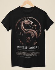 T-Shirt Mortal Kombat - Film Poster inspiriert Unisex schwarz