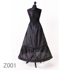 schwarz Reifrock Petticoat Unterrock Gr.32-58 S-XXXL 2 bis 3 Ringe Sale