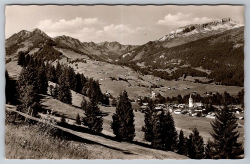 Postkarte riezlern ortsansicht - postkarte,