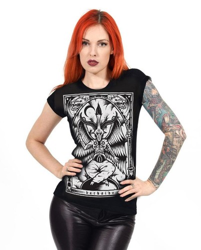 Baphomet damen capsleeve - -,
