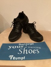Rumpf Tanz Schuhe Sneaker 1516 | schwarz | geteilte Sohle | 5,5