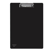 FolderSys Klemmbrett DIN A4 schwarz Schreibbrett Clipboard