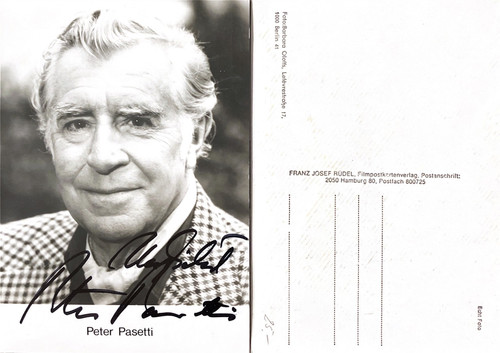 Autogramm peter pasetti - autogramm,