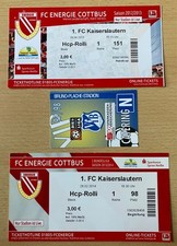 3 Alte Tickets mit FC Energie