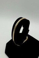 Echtgold Panzer Armband aus