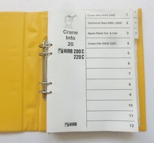 HIAB 200 C Ladekran Ersatzeilliste technisches Handbuch Original