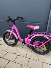 16" Kinderfahrrad 16 Zoll Mädchen Fahrrad mit Montierbaren Stützrädern Rosa DHL