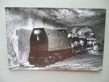 Ansichtskarte Salzbergwerk Bad Ischl Einfahrt Kaiserin M. Th. Stollen Eisenbahn