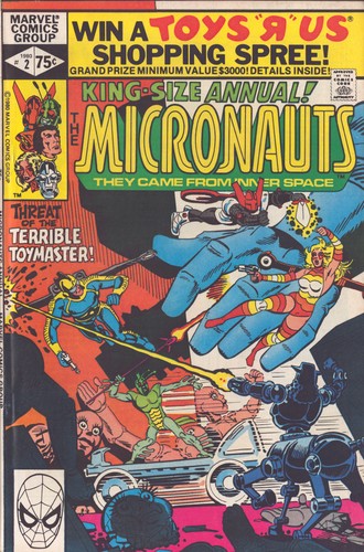 Micronauts annual marvel - micronauts,
