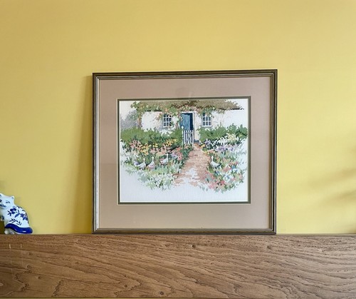 Vintage gerahmter cottagecore - gerahmter,