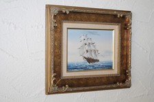 ölgemälde segelschiff mit - Ölgemälde,