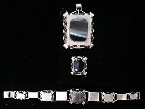 Art deco schmuckset parure - art,