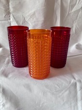 🌟 3 PLASTE Becher Rot