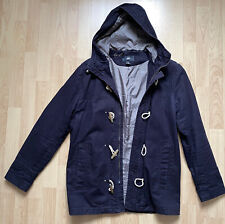 Herren Parka, Jacke H&M Gr. 50 blau dunkelblau marine Übergang Dufflecoat-Style