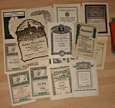 Sport-Konvolut Urkunden 1920er