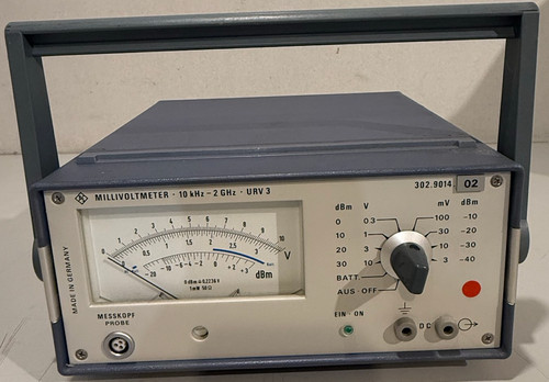 Millivoltmeter rohde - millivoltmeter, &