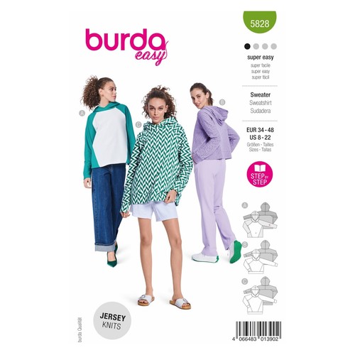 Burda easy schnittmuster - schnittmuster, nr